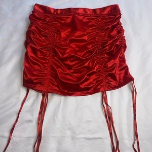 Dolls Kill red skirt